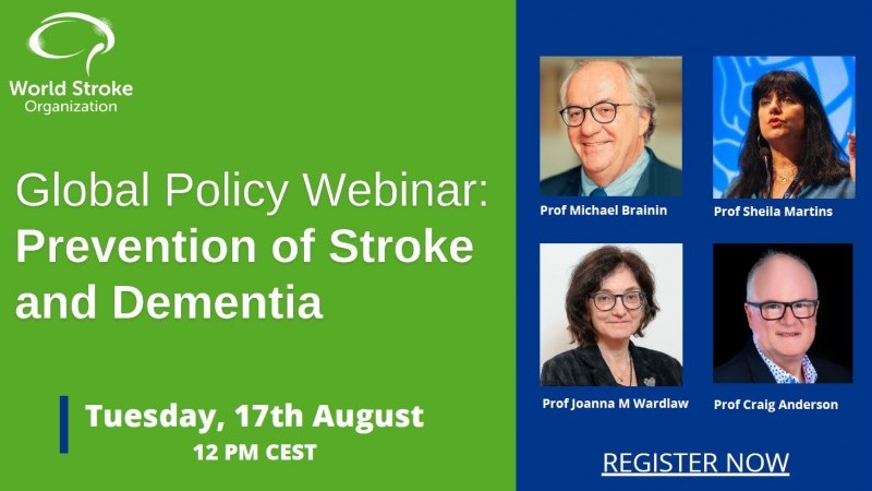 WSO Stroke Prevention Webinars: Prevention of Stroke and Dementia