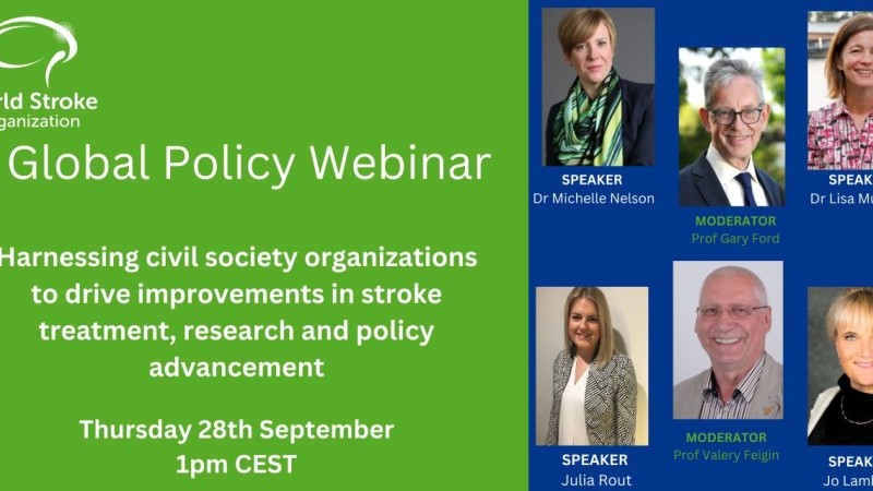 Harnessing civil society organizations to drive improvements in stroke treatment, research and policy advancement