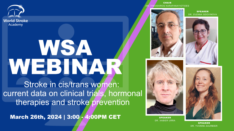 Stroke in cis/trans women: current data on clinical trials, hormonal therapies and stroke prevention