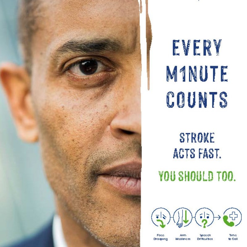 Stroke Acts Fast Poster