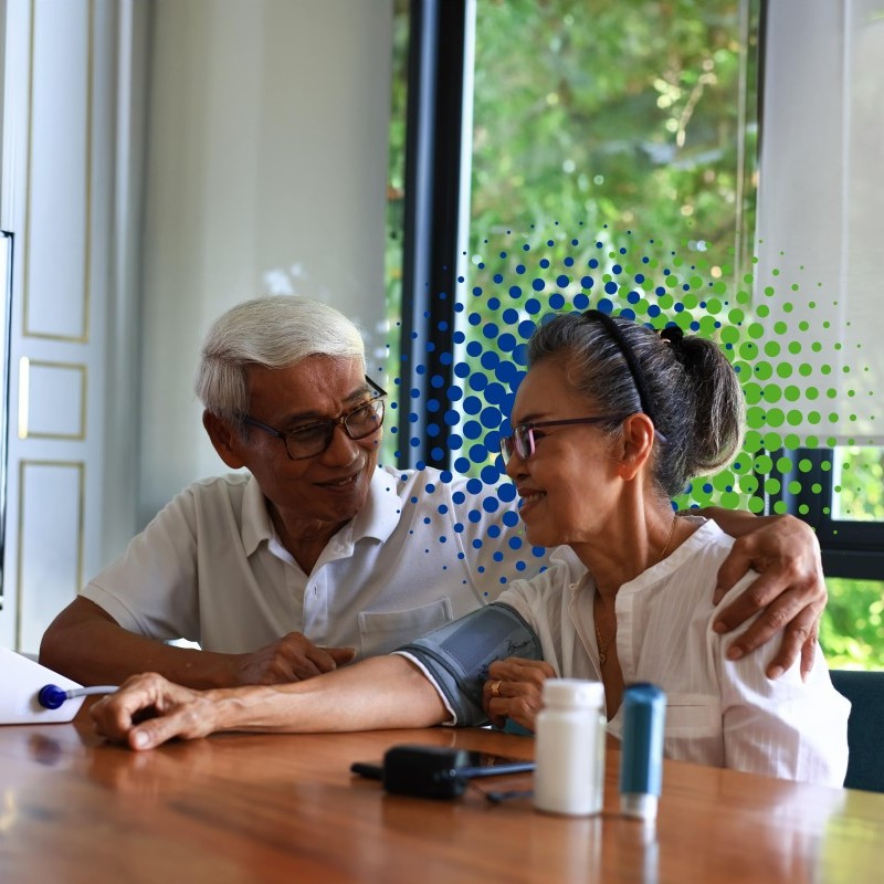 Couple Blood Pressure Monitor