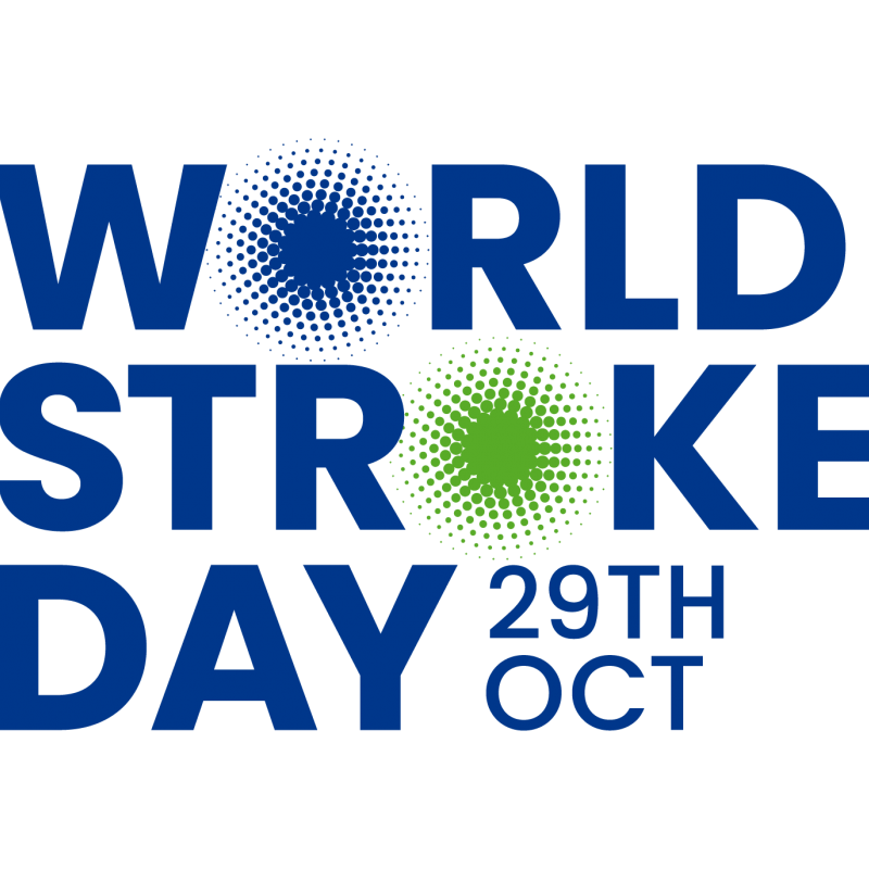 World Stroke Day Logo Blue